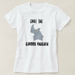 Knubbig Rhinoceros Unicorn T-Shirt