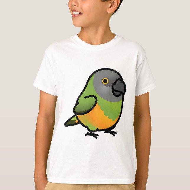 Knubbig Senegal Parrot T Shirt (Framsida)