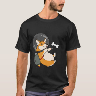 Knubbig Space Jetpack Corgi T Shirt