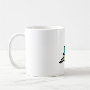 Knubbig Turquise-cinnamon Grönt Cheek Conure Kaffemugg