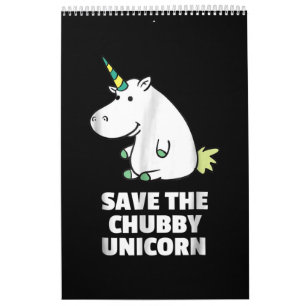 Knubbig Unicorn Cute Hippo Gift for Moster Kalender