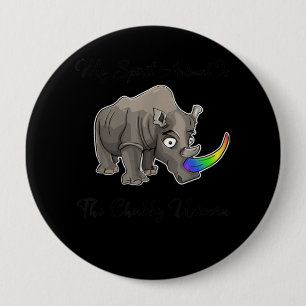 Knubbig Unicorn Rhino Funny Cute Adverse Animal Knapp