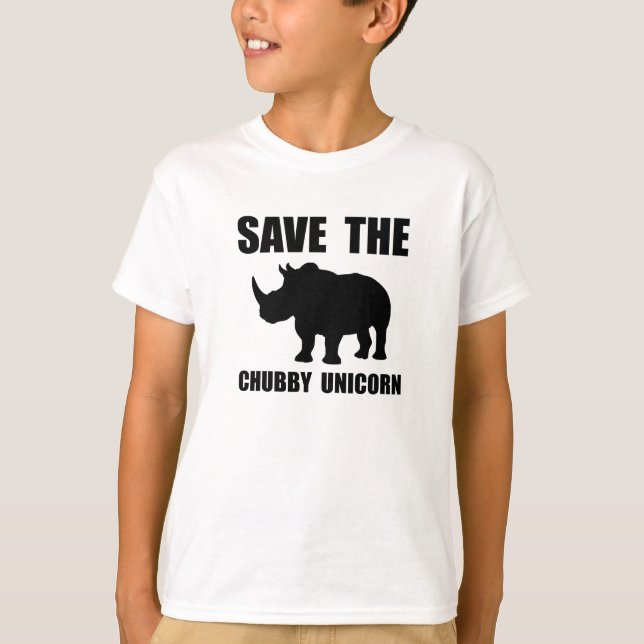 Knubbig Unicornnoshörning Tröja (Framsida)