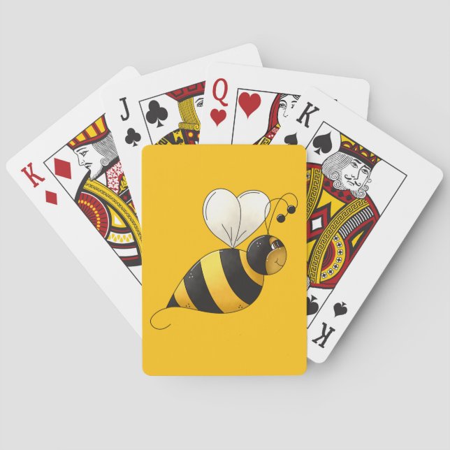 Knubbig Vingad Humla Casinokort (Baksidan)