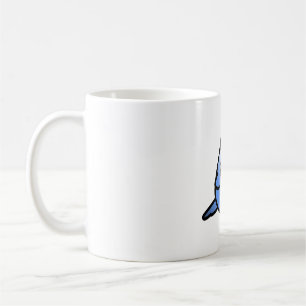 Knubbig Violet Budgie Kaffemugg