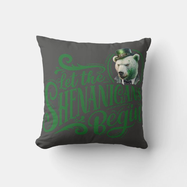 Knubbiget BooBoo Dekorativ kudde "..Shenanigans be (Framsida)