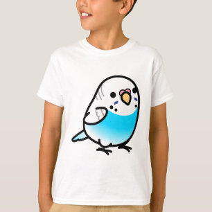 Knubbiget Dominant Pied Himmel-blue Budgie - Femal T Shirt