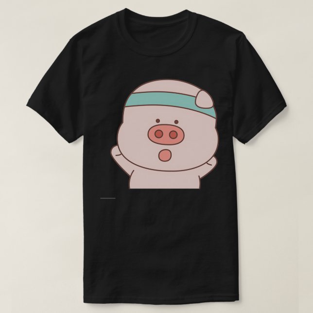 Knubbiget Gris (1) T Shirt (Design framsida)