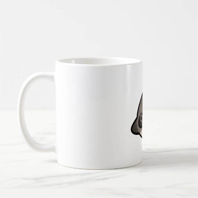 Knubbiget Mourning Dove Kaffemugg (Vänster)