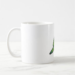 Knubbiget Mustached Parakeet - Honung Kaffemugg