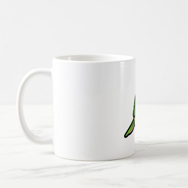 Knubbiget Rainbow Lorikeet Kaffemugg (Vänster)
