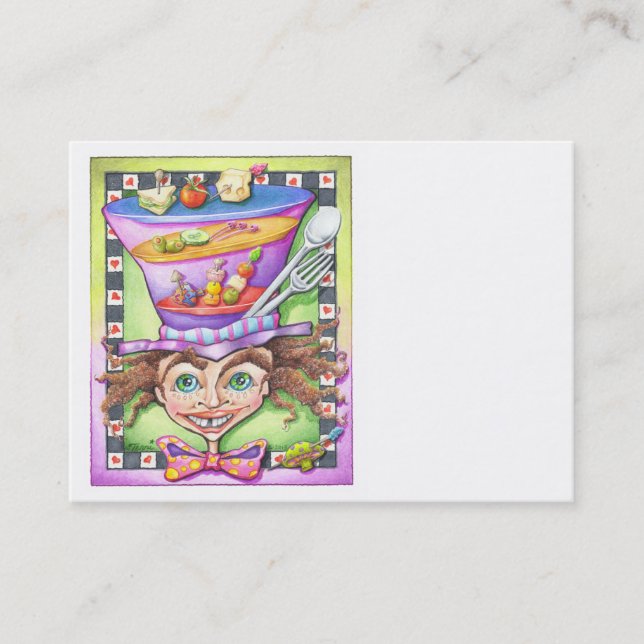 KNUBBIGETS AFFÄRSKORT - MAPPEN PLATTER VISITKORT (Framsida)