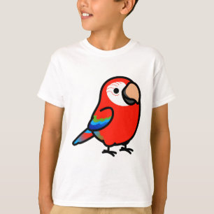 Knubbigets Grönt-vingade Macaw T Shirt