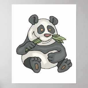 knubbigets lilla pandabjörn poster