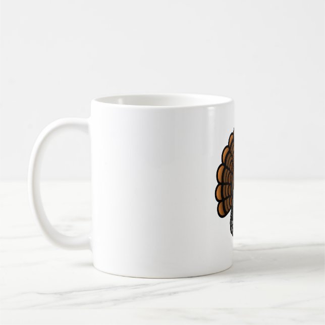 Knubbigets Vild Turkiet Kaffemugg (Vänster)