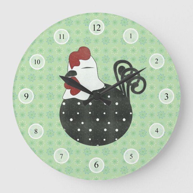 Knubbighöna Stor Klocka (Framsida)