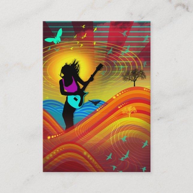 Knubbigt kort "för solskensten" (Framsida)