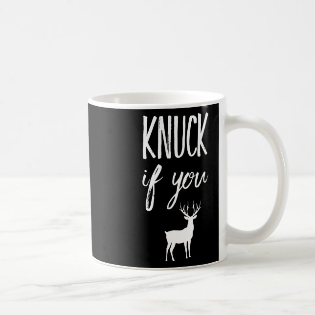 Knuck om du köper Hjort Hunter Hunter Kaffemugg (Höger)