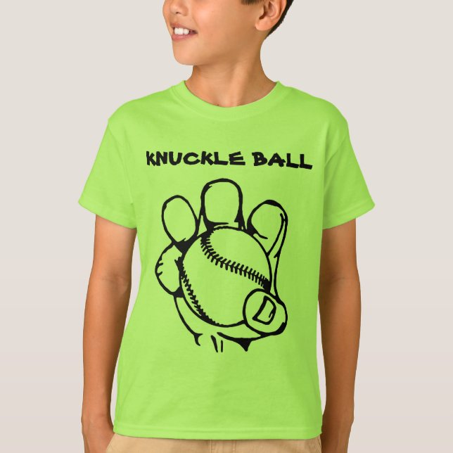 Knuckle Boll Baseball Tee (Framsida)
