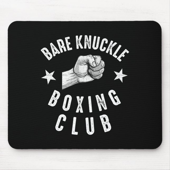 Knuckle Boxning Män Knuckle Fighter Musmatta (Framsidan)