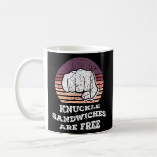 Knuckle-sandwiches är Boxer Boxing-handskar med fr Kaffemugg