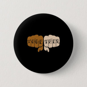 Knuckle Tattoo Fist Sticker - Together Sticker1 Knapp
