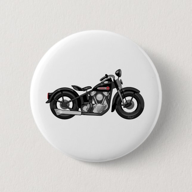 Knuckleheadmotorcykel Knapp (Framsida)