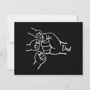 Knuff Pappa Till Tre Pappa Till 3 Pappa Glad Tjock Julkort