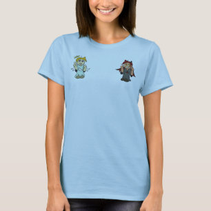 Knuffa den ängel-/djävulenskjortan tee