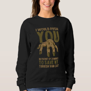 Knuffa Dig I Zombie För Att Rädda Min Turkisk Van  T Shirt