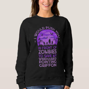 Knuffa Dig I Zombies För Att Rädda Min Strävhåriga T Shirt
