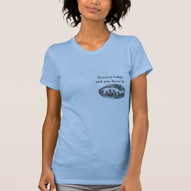 Knuffa dina roliga T-shirt/Apparel Tee (Framsida)