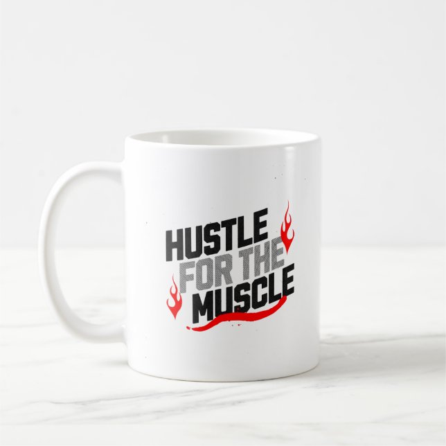 Knuffa För Muskel Motivationsgym Kaffemugg (Vänster)
