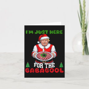 Knuffa jultomte här för Gabago Kort