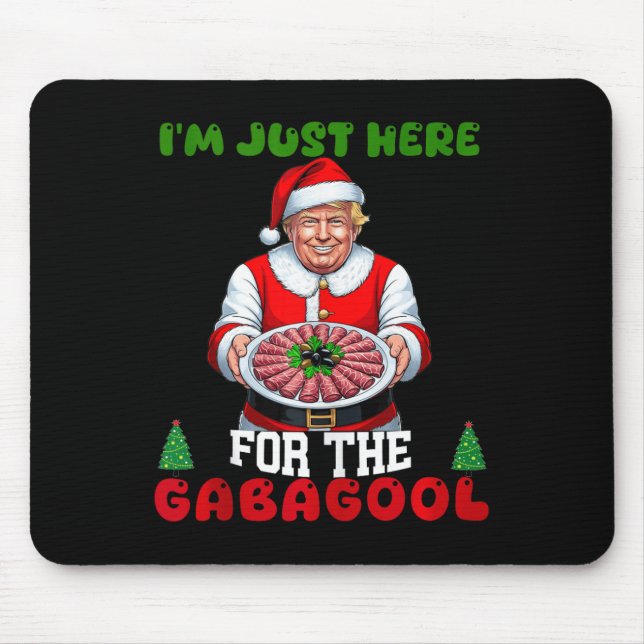 Knuffa jultomte här för Gabago Musmatta (Framsidan)