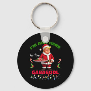 Knuffa jultomte här för Gabago Nyckelring