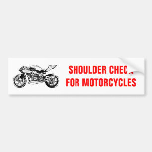 Knuffa kontrollen för motorcykelbildekal bildekal