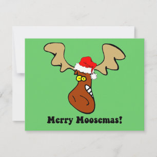 Knuffad julmos julkort