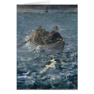 Knuffat omkring av vågar hälsningskort