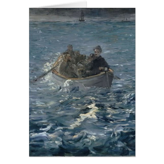 Knuffat omkring av vågar hälsningskort (Framsidan)