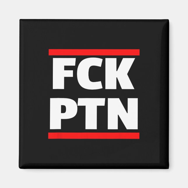 Knull Ptn Jag Står Med Ukraina Magnet (Framsidan)