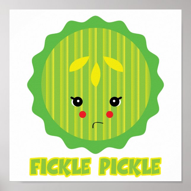 knuslig pickle poster (Framsidan)