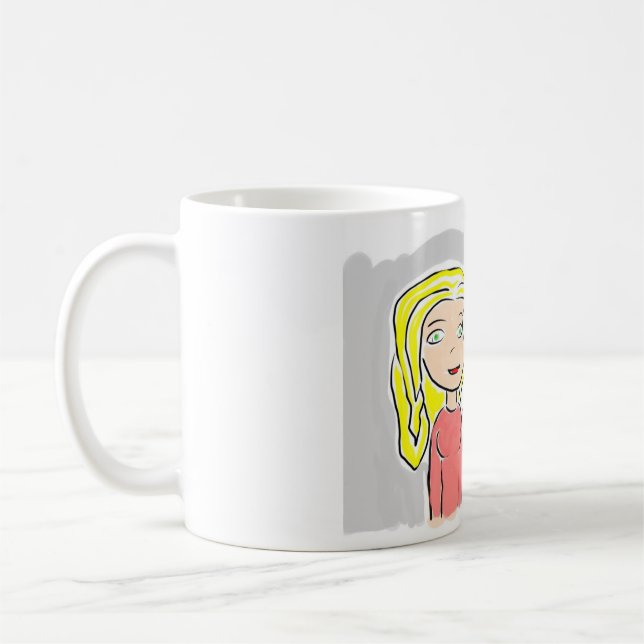knusslig kaffemugg (Vänster)