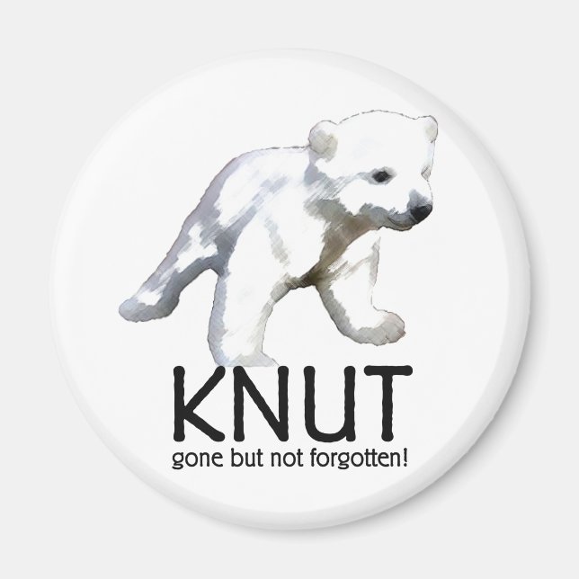 Knut Polar Bear Magnet (Framsidan)