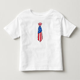 Knuten slips amerikansk flagga 4 juli t shirt