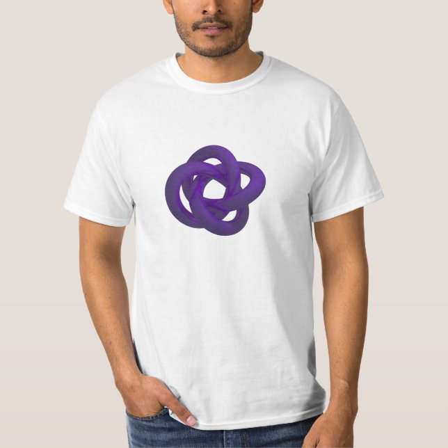 Knuten torus - lilor t-shirt (Framsida)