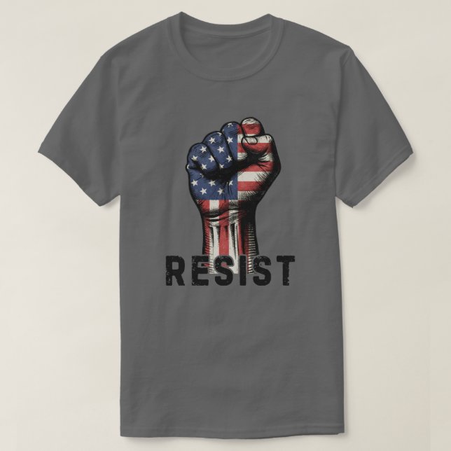   Knutnäve Motstånd  T Shirt (Design framsida)