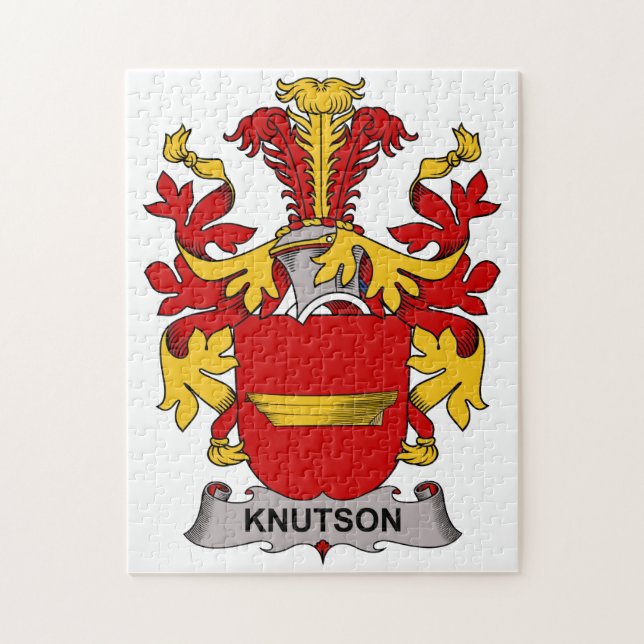 Knutson familjvapensköld pussel (Vertikal)