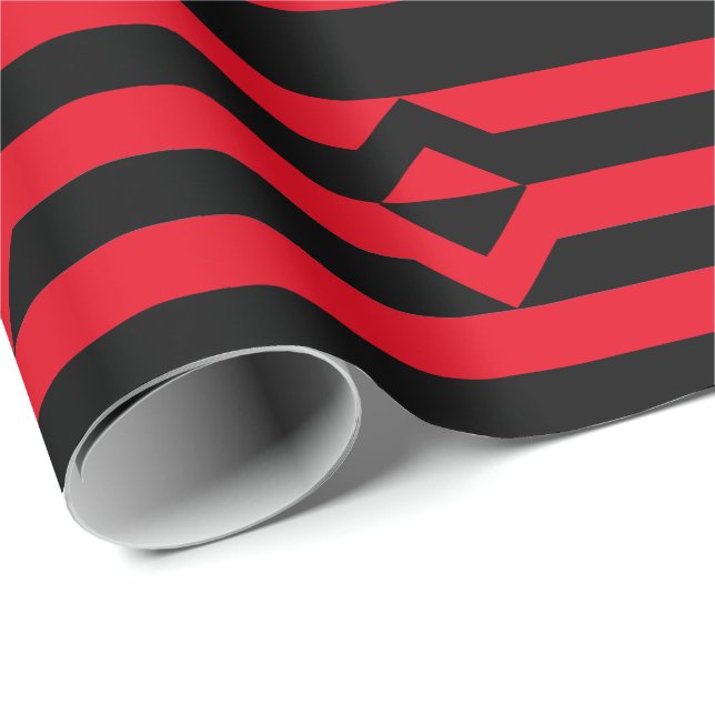 Knutte HBTQ-flagga Presentpapper (Rullad Hörn)