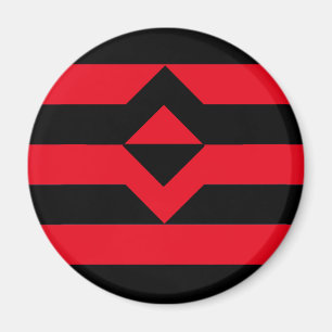 Knutte Pride Flagga Magnet